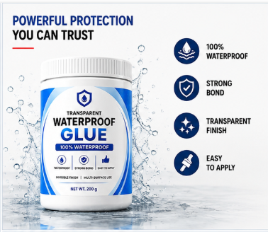 Transparent Waterproof Glue 200g Each (Pack Of 2)