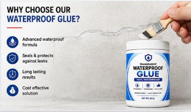 Transparent Waterproof Glue 200g Each (Pack Of 2)