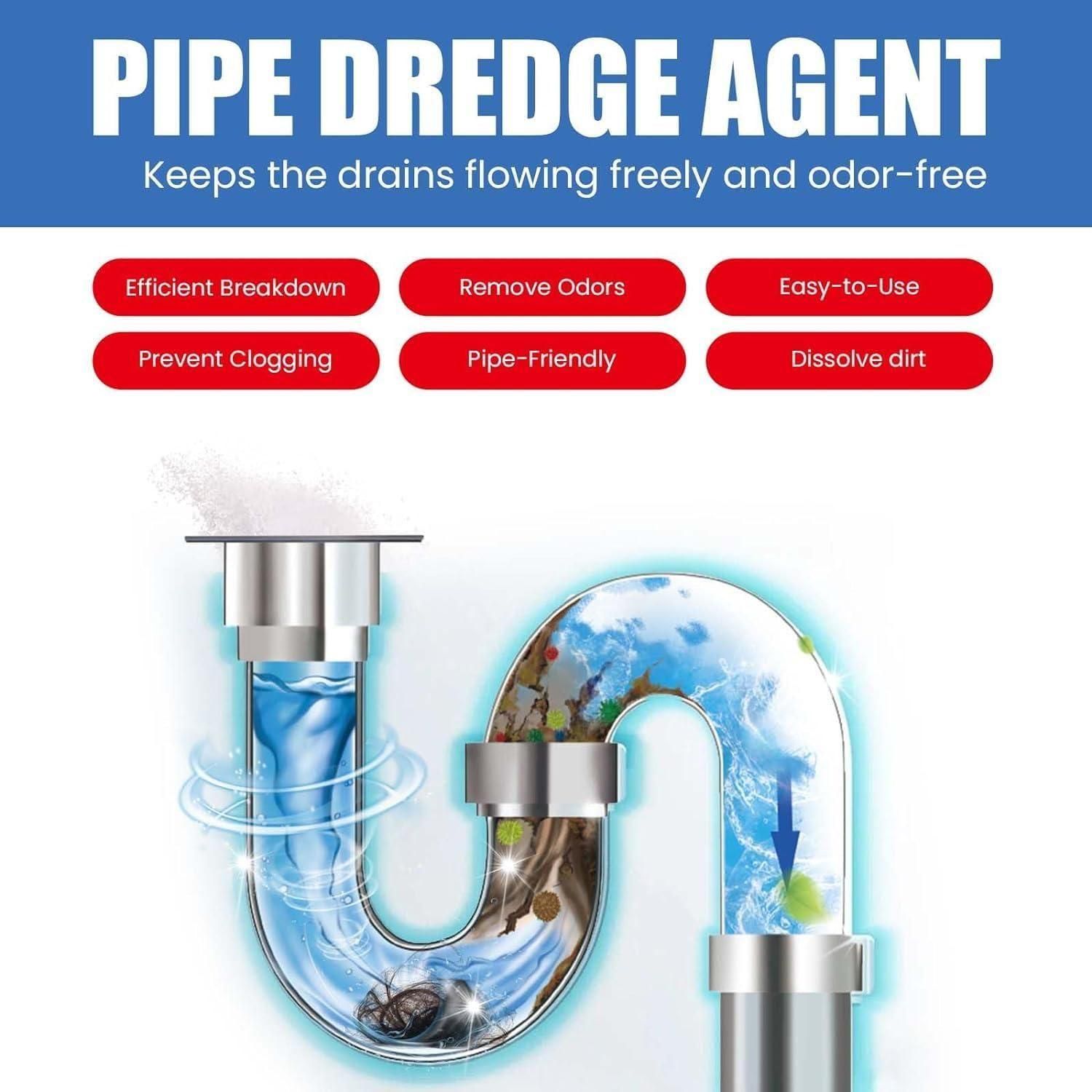 Cleaning Kitchen Pipe Dredging Agent 260 gms each(Pack Of 2)