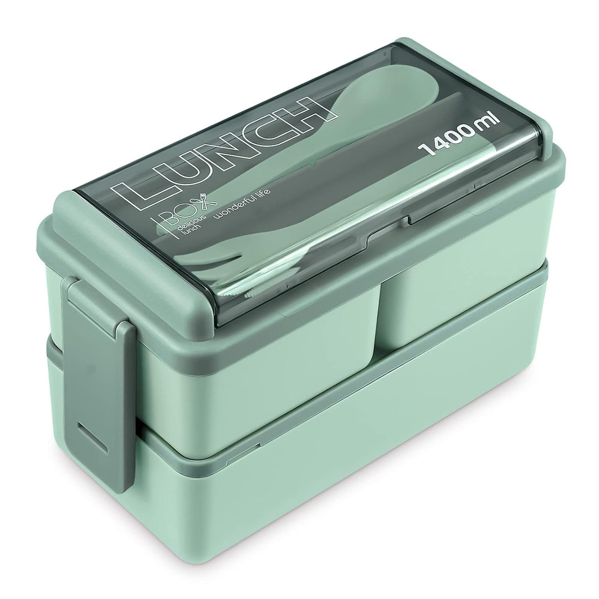 Double Decker Plastic Lunch Box