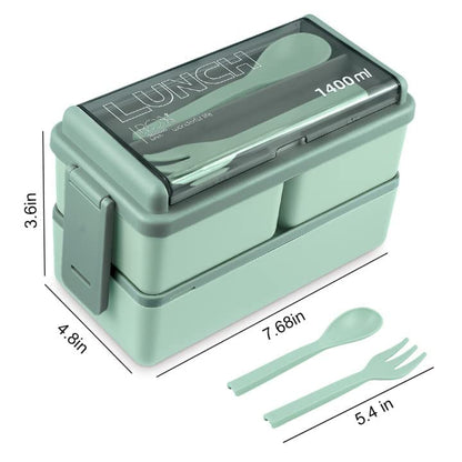 Double Decker Plastic Lunch Box