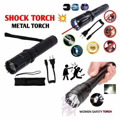 2 in 1 Rechargeable Flashlight Torch